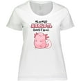 thumbnail image 3 of Inktastic Always Axolotl Questions Cute Curious Axolotl Women's Plus Size T-Shirt, 3 of 5