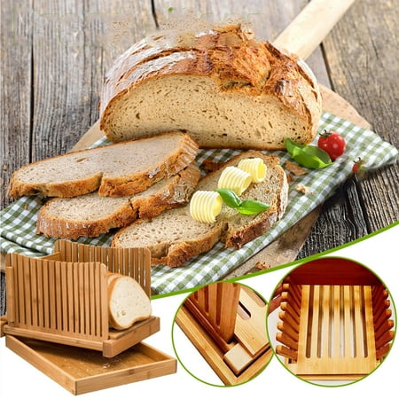 

Bread Cutting Plate Cutting Board Bread Crumb Collection Plate Foldable Bread Slicing