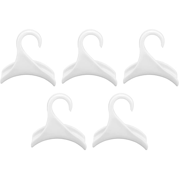 Purse Hangers, 5-Pack, White