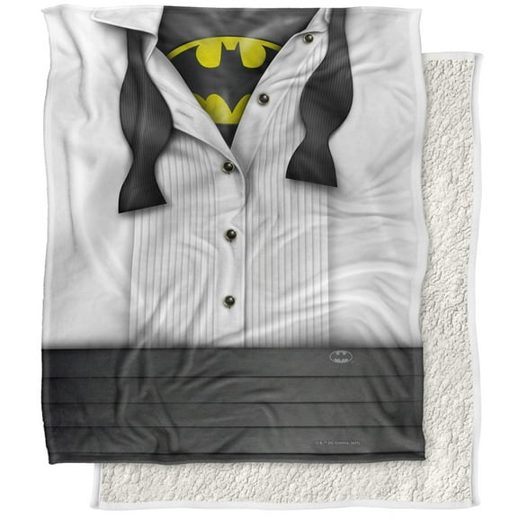 Batman Blanket, 50"x60", Im Batman Silky Touch Sherpa Back Super Soft Throw Blanket