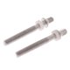 thumbnail image 1 of Varilla de tambor de metal, perno de tambor, piezas de percusión de acero inoxidable, 3 tamaños disponibles 33 mm, 1 of 7