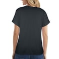 thumbnail image 3 of HEMITONG Women'S Casual Graphic T-Shirt Clover Short Sleeve Crew Neck Tee For Adult, Men, Women, Teen, Teenager, Adolescent, Youth, 3 of 6