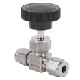 thumbnail image 3 of High Pressure Needle Valve, 304 Stainless Steel Needle Valve,  Practical Durable Tightness For Water Gas Liquid Strong Connection Ф1/4, 3 of 8