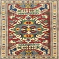 thumbnail image 1 of Ahgly Company Machine Washable Indoor Square Traditional Chestnut Brown Area Rugs, 5' Square, 1 of 7