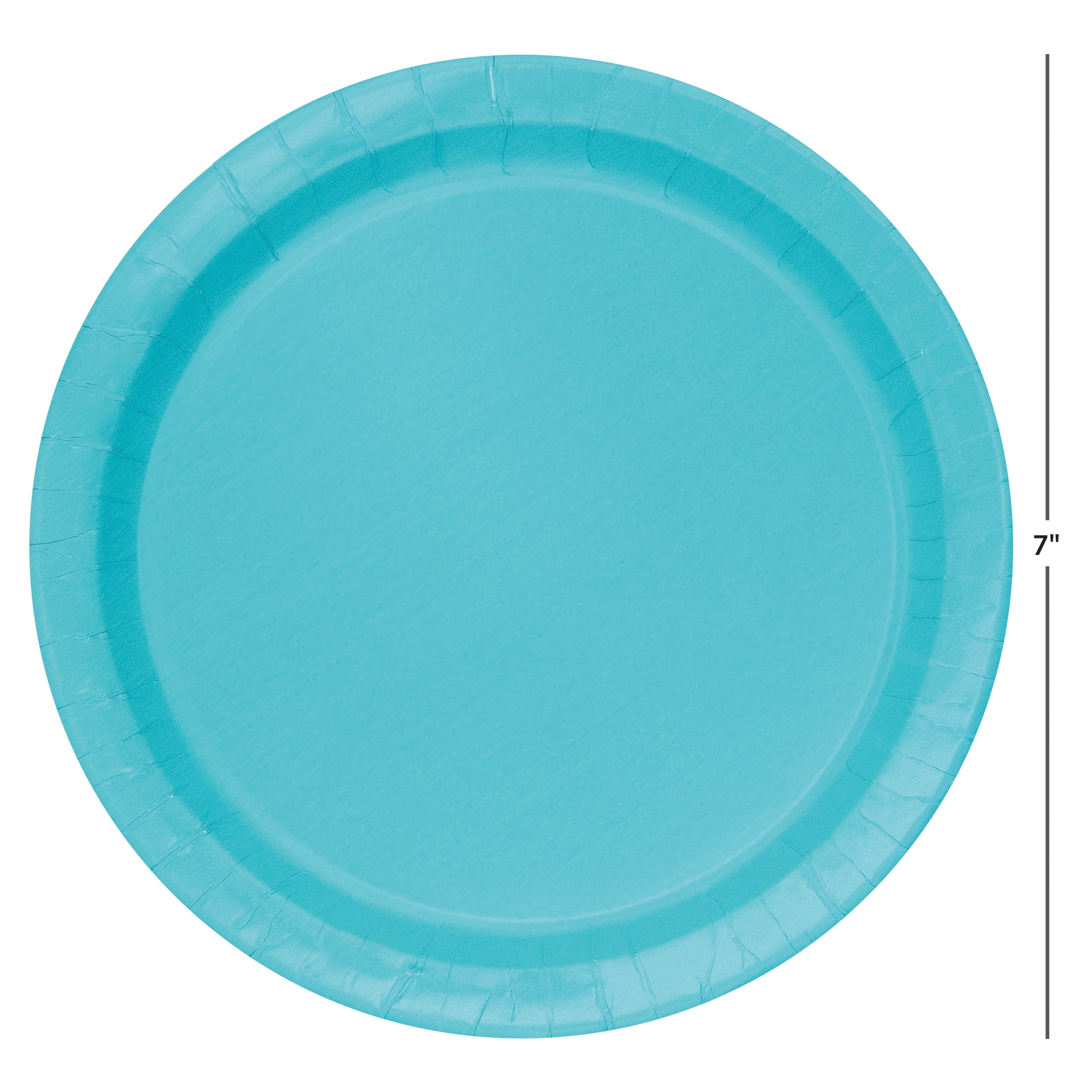 (3 pack) 70CT 7IN Teal Dessert Paper Plates by Way To Celebrate