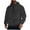 Black, variant on Quarter Zip Hoodie Men Polar Fleece Sweatshirts Running Hoody Pullover Men's Active Stretchable Jacket Wicking Long Sleeve Fall Hooded Outwears Comfortable Windbreak Coat Loose Streetwear