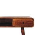 thumbnail image 3 of Chestnut Writing Desk - Add A Touch Of Warmth To Your Home. Solid Wood. 36.23 In. Deep, 18.03 Wide, 31.71 High, 43.8 Lb. Heavy Wood For Home Use Stylish And . Depth, Width, Height, Weight, 3 of 6