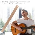 thumbnail image 1 of Guitar Neck Notch Ruler, Practical Durable  Aluminum Guitar Repair Tool Easy To Carry  for Guitar Neck Gold,Silver, 1 of 8
