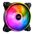 thumbnail image 1 of Ventilador PC XPG HURRICANE 140mm ARGB PWM 4 pines 1800RPM Negro, 1 of 5