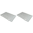 thumbnail image 2 of WEIWEIGG 2 PCS Baking Cooling Rack, Heavy Duty Stainless Steel Wire Grid for Oven & Dishwasher, Cookie Drying Rack with Non-Slip Feet, Multi-Purpose Roasting Grill Rack(L)​​, 2 of 5