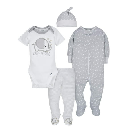 Gerber - Take Me Home Outfit Set, 4pc (Baby Boy or Baby Girl Unisex ...