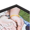 thumbnail image 4 of ArtToFrames 7" x 29" Satin Black Picture Frame, 7x29 inch Black Wood Poster Frame (WOM-1451), 4 of 8