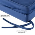 thumbnail image 4 of Greendale Home Fashions Outdoor 2-Piece Reversible Deep Seat Cushion Set, Marine Blue, 4 of 8