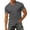 Dark Gray&070226T, variant on Fabrcox Men Shirts Short Sleeve with Pocket V Neck Tshirts for Men Summer Beach Going Out Mens Big and Tall T Shirts Green XXL
