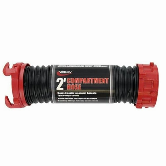 Valterra Dominator D040202, 2 Ft. Weight 1.17, RV Sewer System Accessories with Rotating Fittings