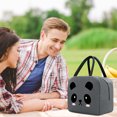 thumbnail image 2 of Kitchen Utensil Set Lunch Bag Insulated Thermal Food Storage Bag Portable Travel Working Bento Box, Gray, 2 of 5