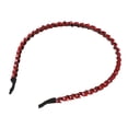 thumbnail image 7 of Unique Bargains 1 Pcs Rhinestone Hair Hoop Headband for Women 0.24 Inch Wide Red, 7 of 7