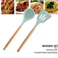 thumbnail image 5 of Juego de utensilios de cocina de 2 piezas, utensilios de cocina de madera fáciles de limpiar, utensilios de cocina para utensilios de cocina antiadherentes, 5 of 5