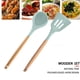 thumbnail image 5 of Juego de utensilios de cocina de 2 piezas, utensilios de cocina de madera fáciles de limpiar, utensilios de cocina para utensilios de cocina antiadherentes, 5 of 5