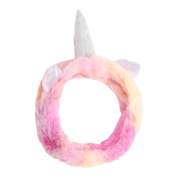 Unique Bargains Fashion Plush Washing Face Headwrap for Women 7.28"x1.97" 1 Pc Pink