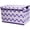 Purple, variant on Bacati - MixNMatch Pink Zigzag Cotton Percale Fabric covered Storage, Toy Chest, 24.5 L x 15 W x 14 H inches