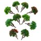 thumbnail image 1 of 10 Piezas De árboles En Miniatura Modelos De Plástico De 7 Cm Para Diseño De Bricolaje Modelo De Paisaje Ferrocarril Escala 1: 150 Sunnimix Árbol modelo, 1 of 8