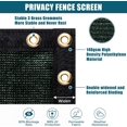 thumbnail image 2 of 4ft x 50ft Green Privacy Fence Screen Heavy Duty Chain Link Mesh Outdoor Shade Cover 90% Blockage, 2 of 6