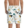 thumbnail image 3 of Kdxio Cute Whale Print Mens Sleep Shorts Bottoms Soft Comfy Pajama Wear Pants with Drawstring Pockets, 3 of 7