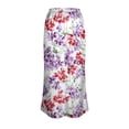 thumbnail image 7 of Axiiglly Maxi Skirts for Women High Waisted Satin Silk Floral Print Summer Beach Boho Flowy Long Skirts, S-2XL, 7 of 7
