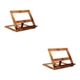 thumbnail image 1 of Billuyoard Soporte de para libros con página Clip de papel Soportes para páginas Libro de texto de cocina madera 2Conjunto, 1 of 1