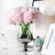 thumbnail image 5 of 1 manojo 5 piezas peonía simulación flores ramo hogar boda decoración Rosa claro, 5 of 7