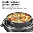 thumbnail image 5 of 3-in-1 Electric Egg Cooker for Hard Boiled Eggs, Poacher, Omelet Maker & Vegetable Steamer, Holds 14, Black (25508), 5 of 7