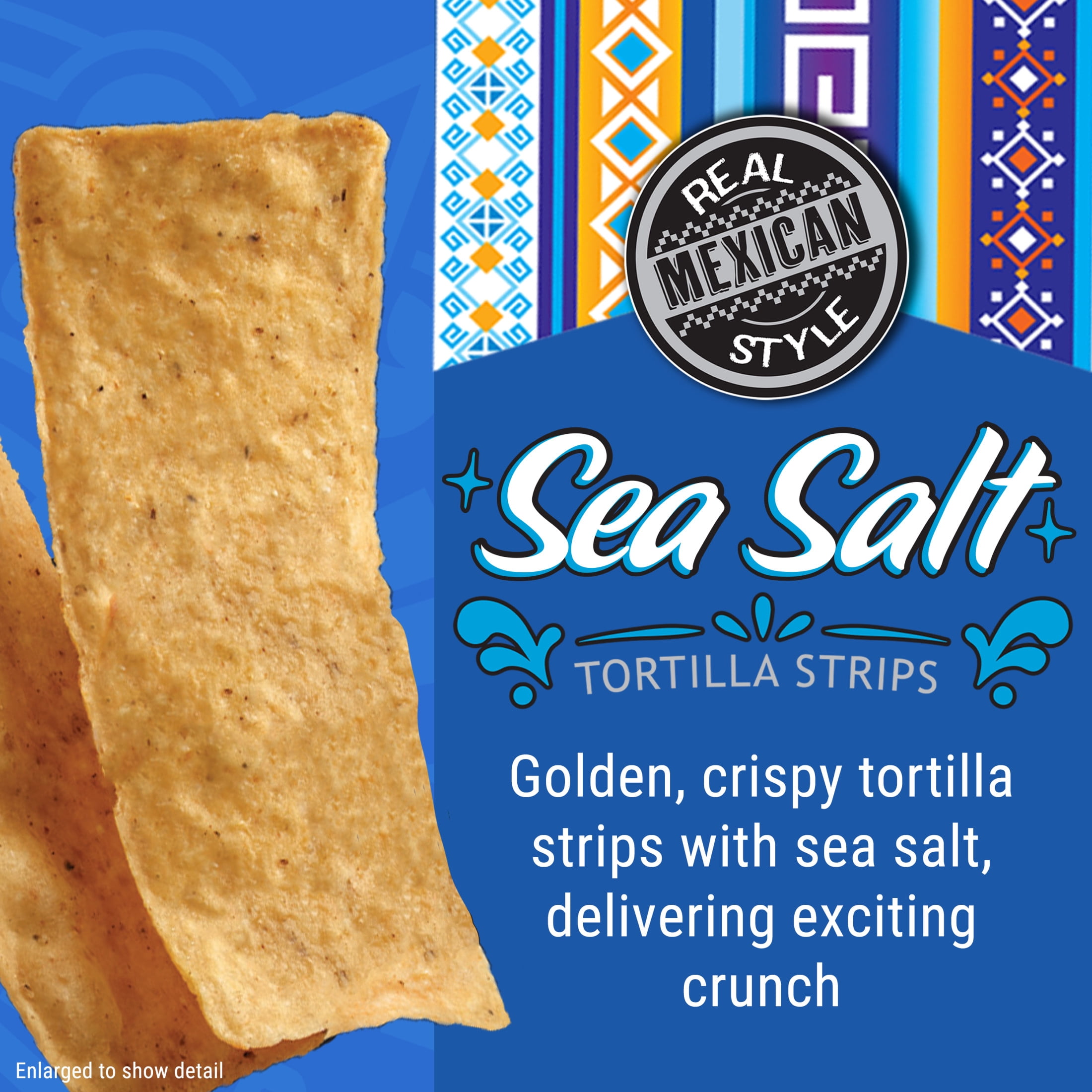 Barcel Mi Tierra 9.9 oz Bag, Sea Salt Tortilla Chip Strips