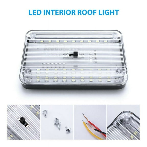 12V 36LED Car Vehicle Interior Dome Roof Ceiling Reading Light Van Trunk Lamp