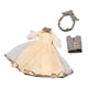 thumbnail image 1 of Conjunto de vestido a escala 1:6, disfraz con accesorios para niños, regalo de cumpleaños, ropa práctica Caqui, 1 of 9