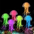 thumbnail image 3 of Soft Silicone Luminous Jellyfish Simulation Fluorescent Jellyfish Ornaments For Fish Tank Landscaping Decoration, 3 of 9