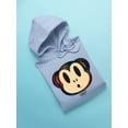 thumbnail image 3 of Plaid Monkey Surprise - Retro Animal Emoji Design Men's Hoodie, 3 of 4