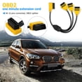 thumbnail image 2 of AUTOOL OBD2 Y Splitter Cable 50cm 1 to 3 Converter Adapter Extension Cord, 2 of 5