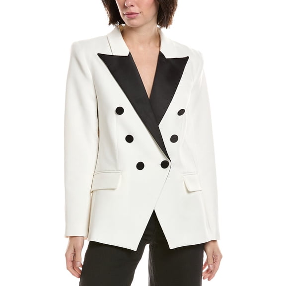 L’AGENCE womens L'AGENCE Kendi Blazer, 0, White