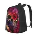 thumbnail image 2 of XMXT Travel Laptop Backpack for School Work, Colorful Skeleton Print Large Capacity Bookbag Travel Bag Backpacks for Women Men, 2 of 9