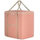 thumbnail image 1 of Bolsa de almacenamiento de gran capacidad de 120 l para colchas y ropa | Organizador de tela gruesa con doble cremallera y asa | Portátil y plegable para mudanzas, dormitorios, camping y, 1 of 4