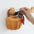 thumbnail image 4 of Wooden Hook Household RABBITs Hole- Beech Wall-mounted Coat Hook Door Rear Porch Wall Hanging Coat Hook, 4 of 6