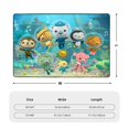 thumbnail image 7 of The Octonauts Floor Mat Flannel Anti-Slip Pad Doormat 72"X48" Soft Absorbent & Wear-Resistant Area Rug For Home & Office, 7 of 7