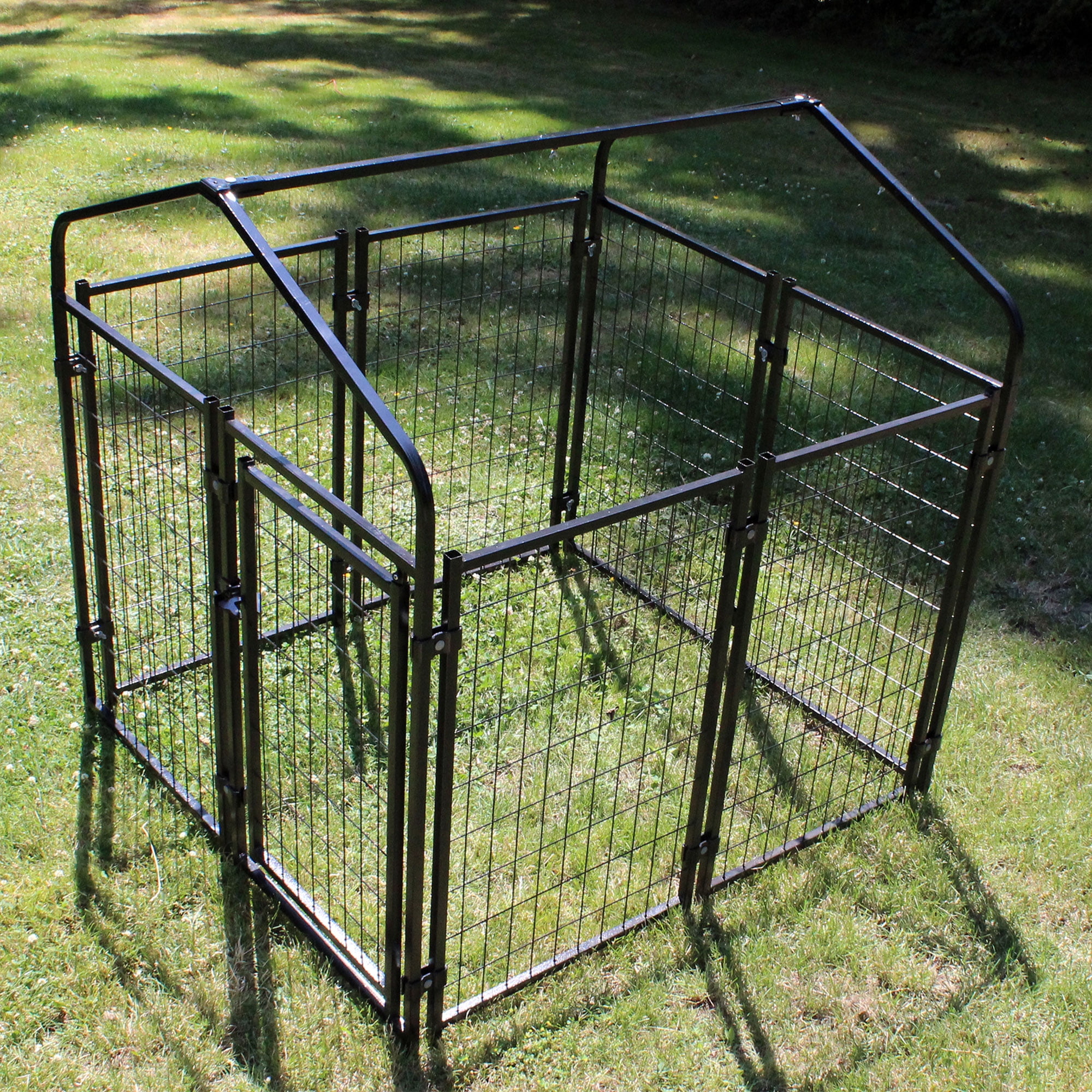 Lucky Dog™ 52"H x 4'W x 4'L Pet Resort Kennel with Cover