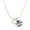 Gold, variant on Silver-tone Medium Karma Circle - Silvertone Senior Class of 2026 Dome Necklace, 18"