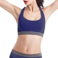 thumbnail image 3 of DuoJiaJ Women's Bra Without Underwire Comfortable Bustiers Top Non Wired Soft Bra Sleep Nursing Sports Bralette In Many Colours T-Shirt Bras Blue, 3 of 4