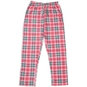 North 15 Women's Super Cozy Plaid Minky Fleece Pajama Bottom Lounge Pants-L1527-Design11-M