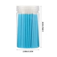 thumbnail image 2 of 100 Pcs Brosse à Rouge à Lèvres Jetable Applicateurs de Rouge à Lèvres Brosses en Plastique, 2 of 6