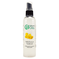 Helichrysum Hydrosol - 4 fl oz - Clear Plastic Bottle w/ Black Spray Cap
