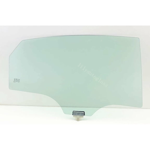 Passenger Right Side Rear Door Window Door Glass Compatible with Hyundai Sonata Plug-in / Sonata Hybrid 2016-2019 Models